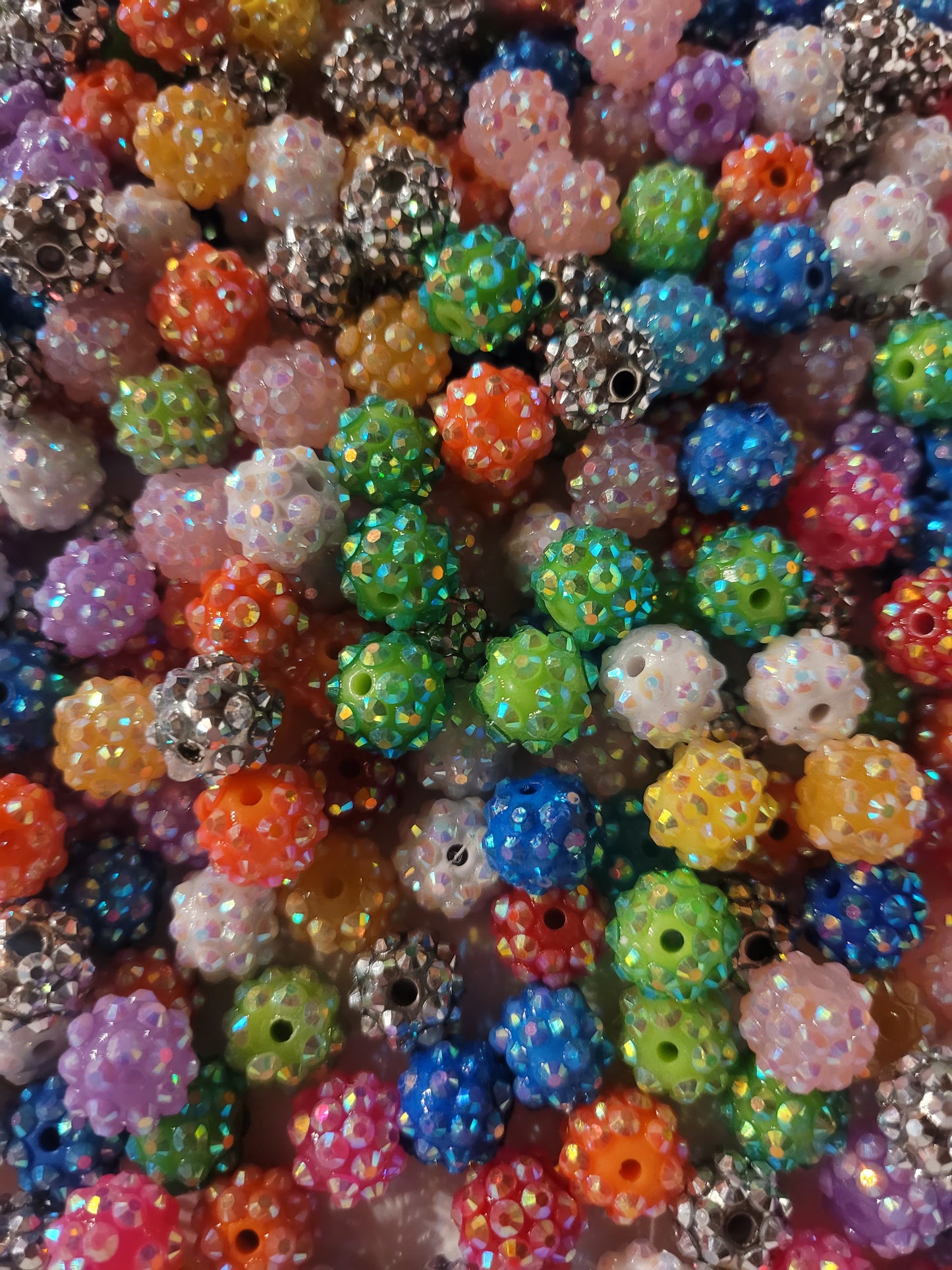 12mm Rhinestone Beads