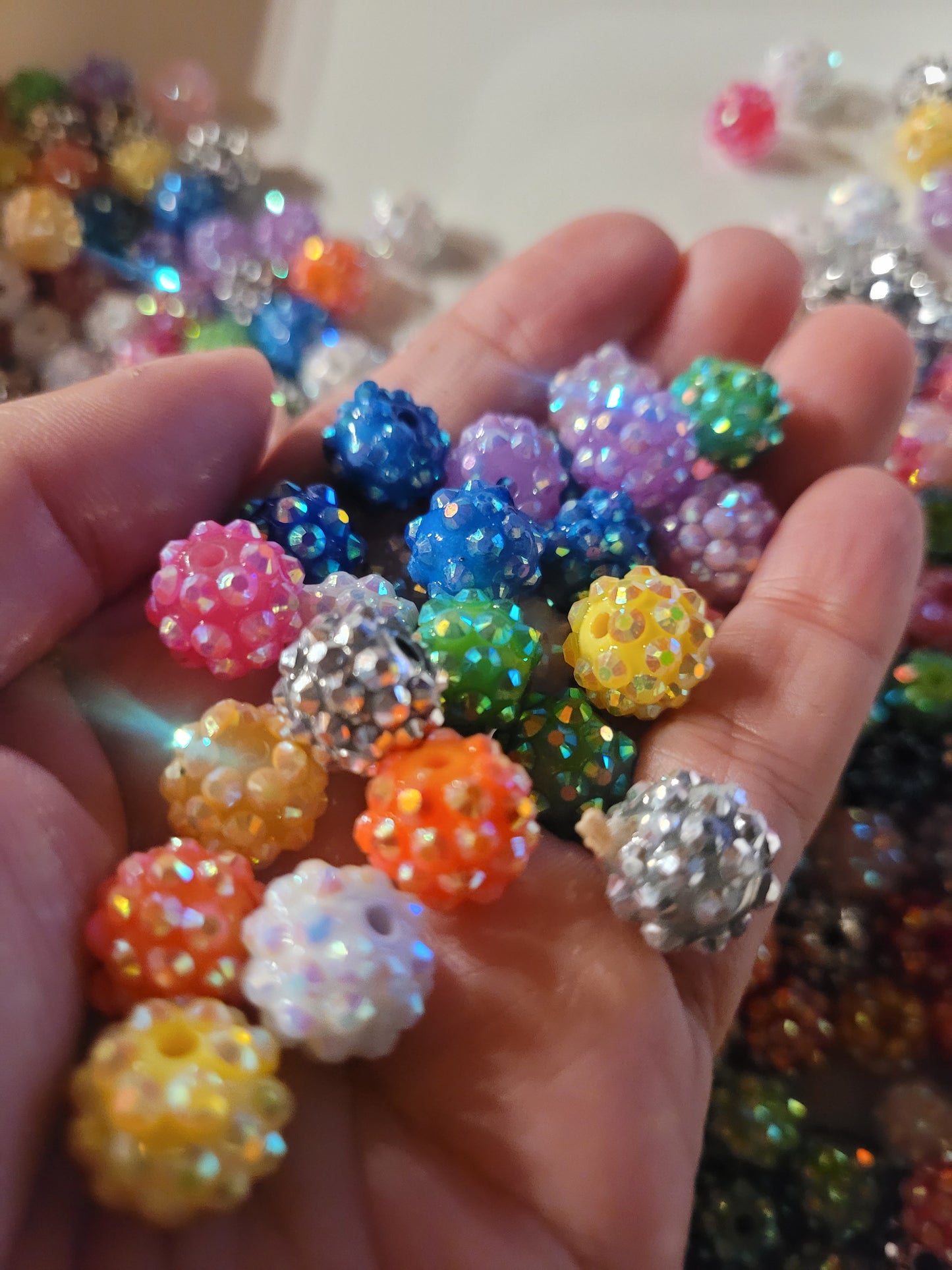 12mm Rhinestone Beads