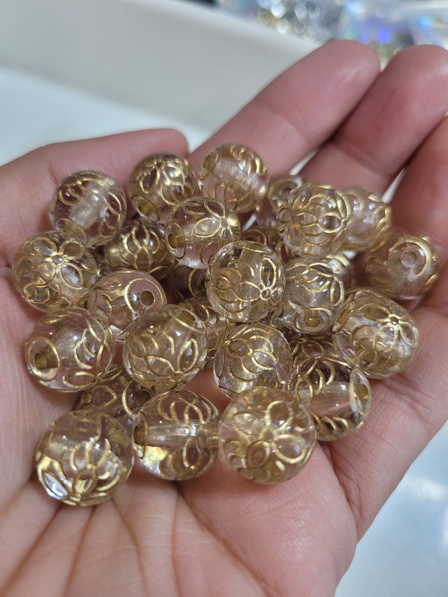 Gold Bead 12mm
