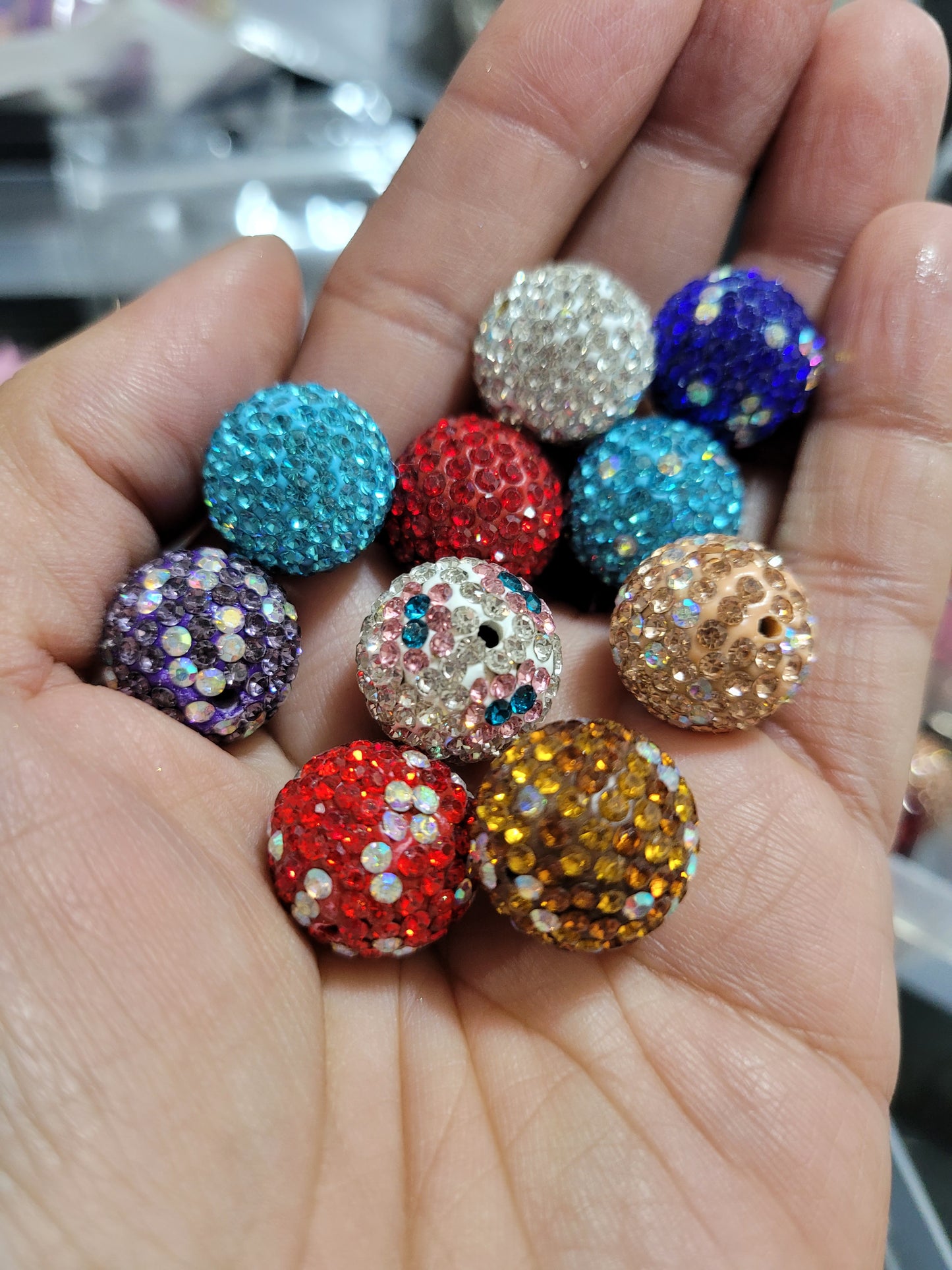 16mm Rhinestone Bling