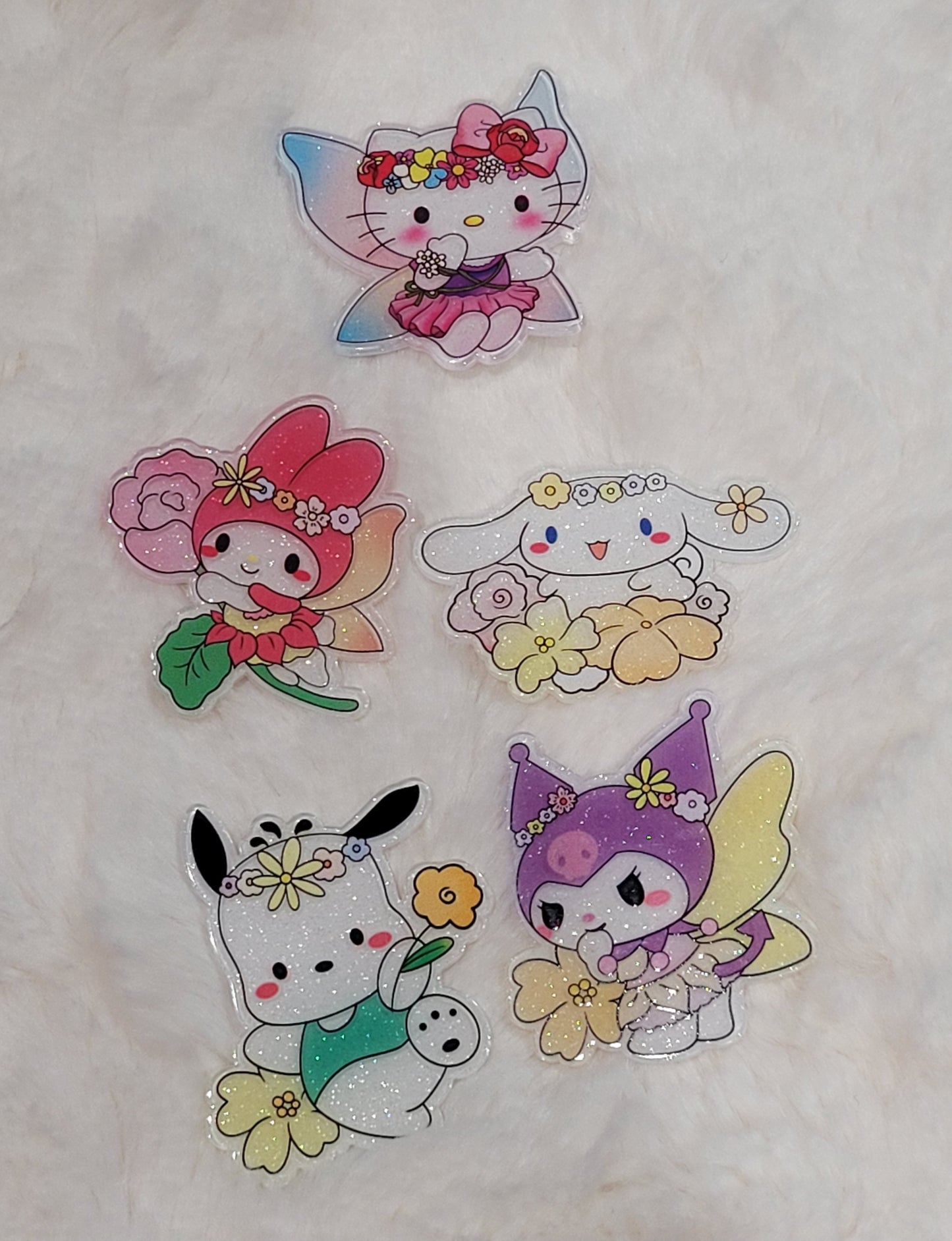 Sanrio Flower 4cm Acrylic