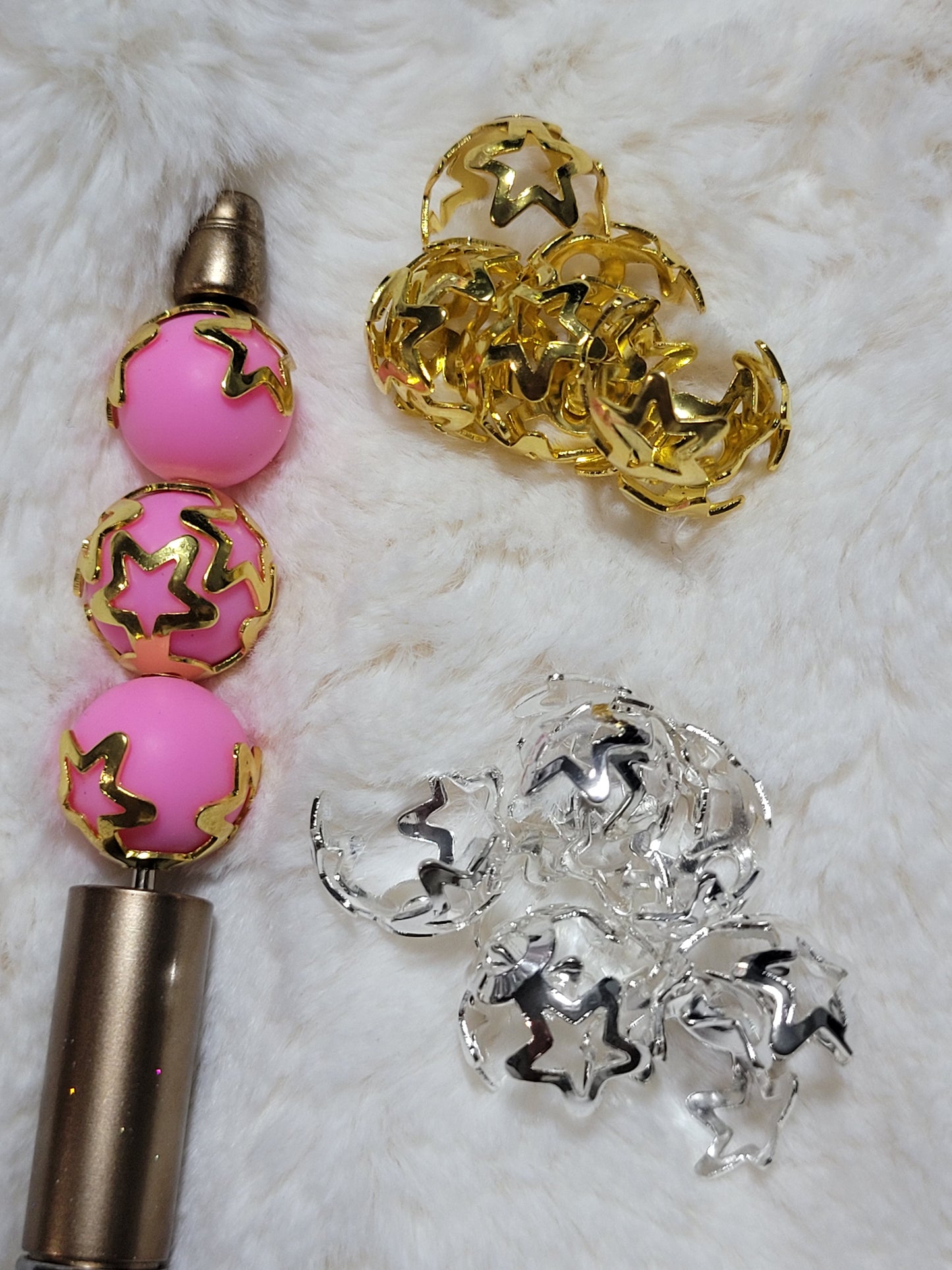 Bead Caps - Heart, Star and Floral