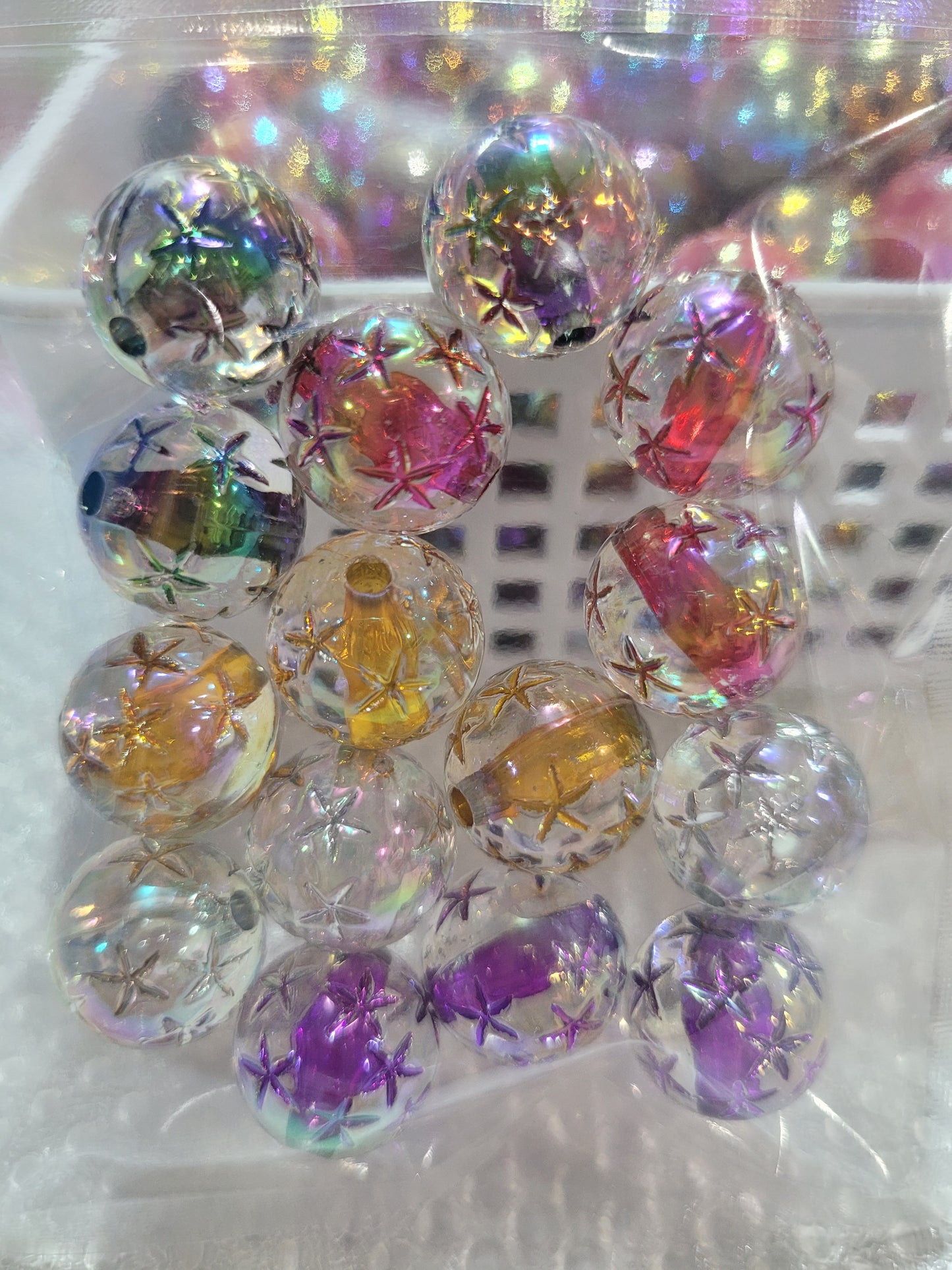 16mm Star Double Layer Clear