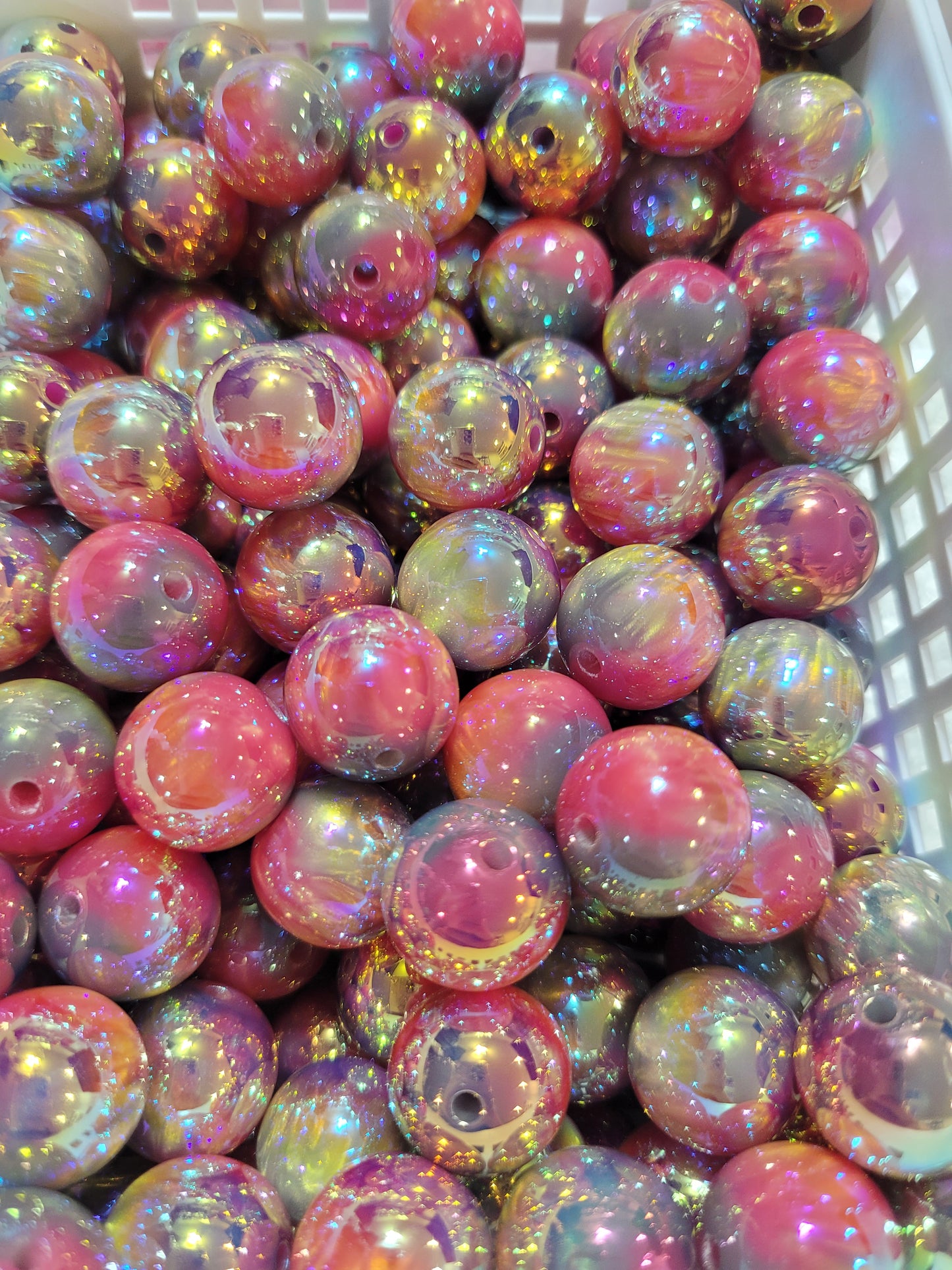 16mm Pink Brown Grey