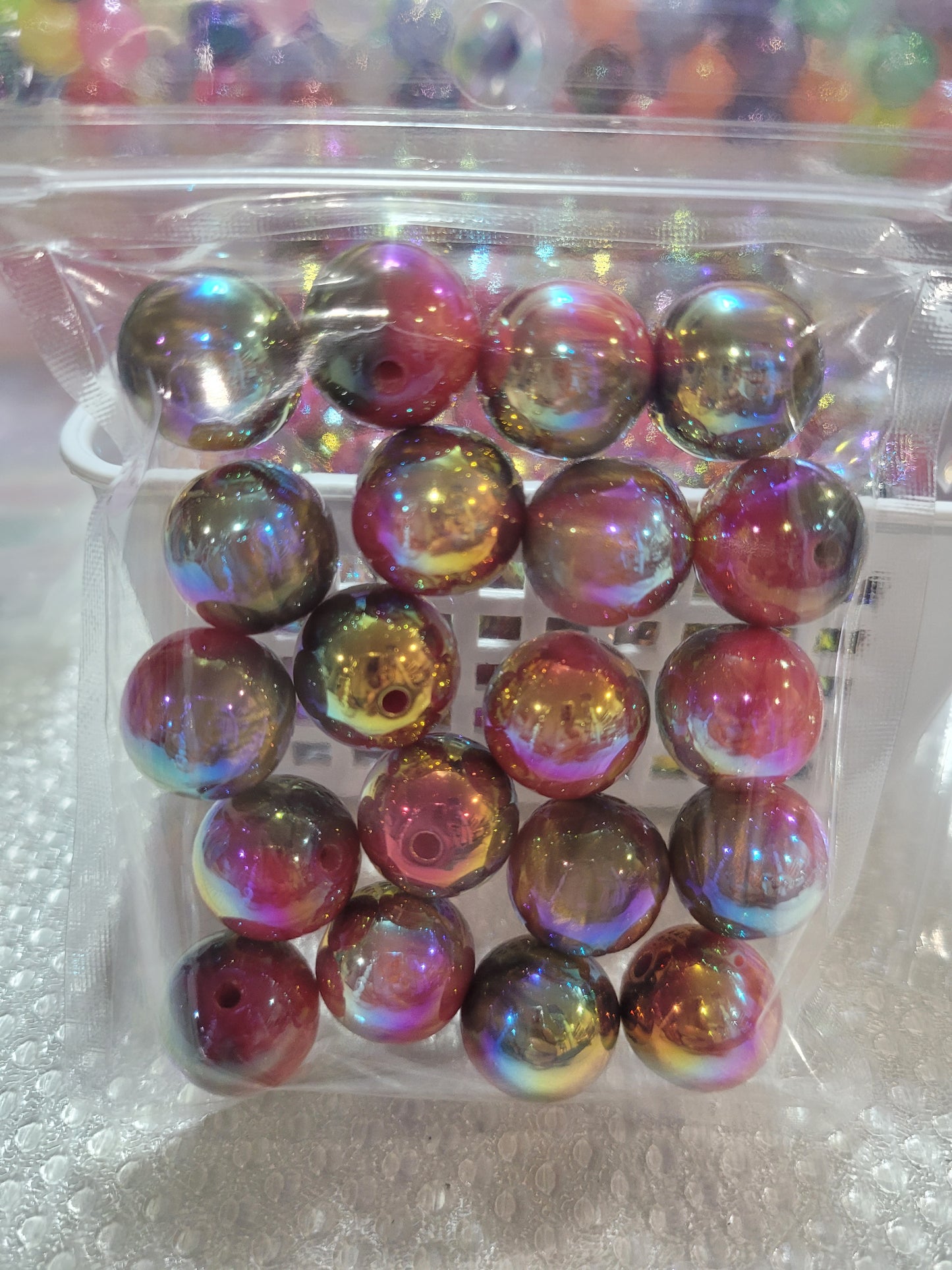 16mm Pink Brown Grey