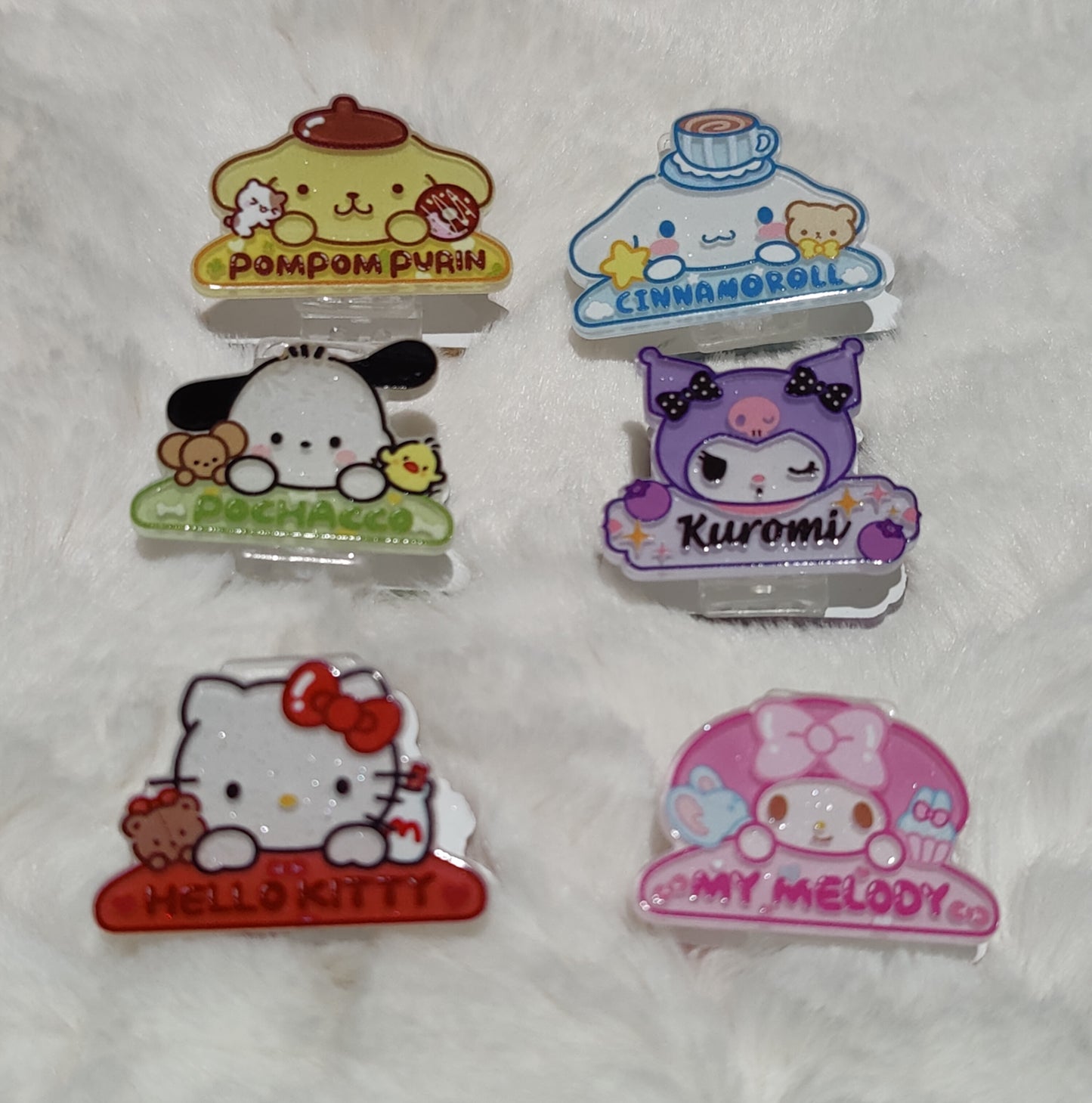 Sanrio Book clips, Bookmark, Paper Clip
