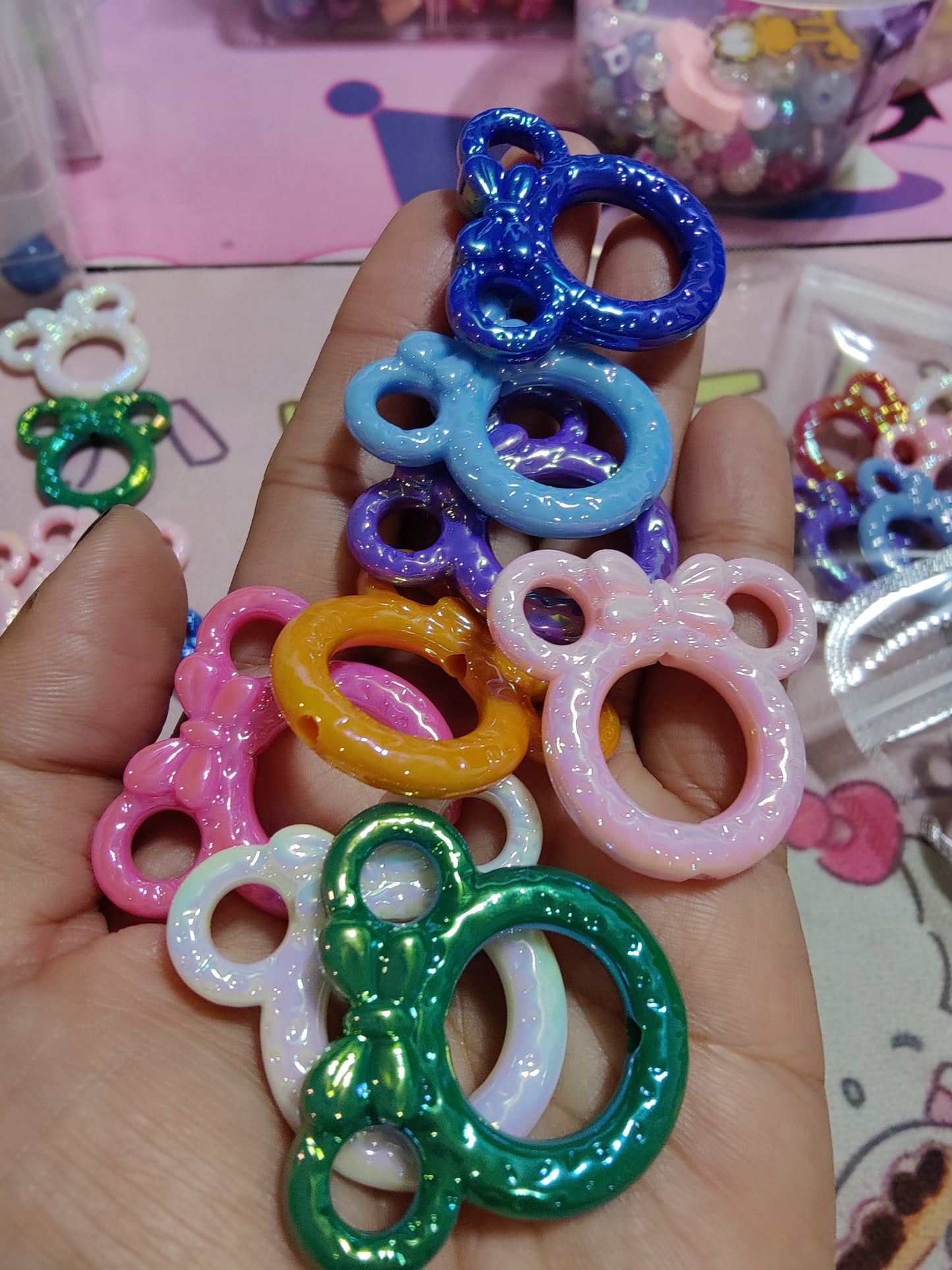 Mickey Head Frame Beads