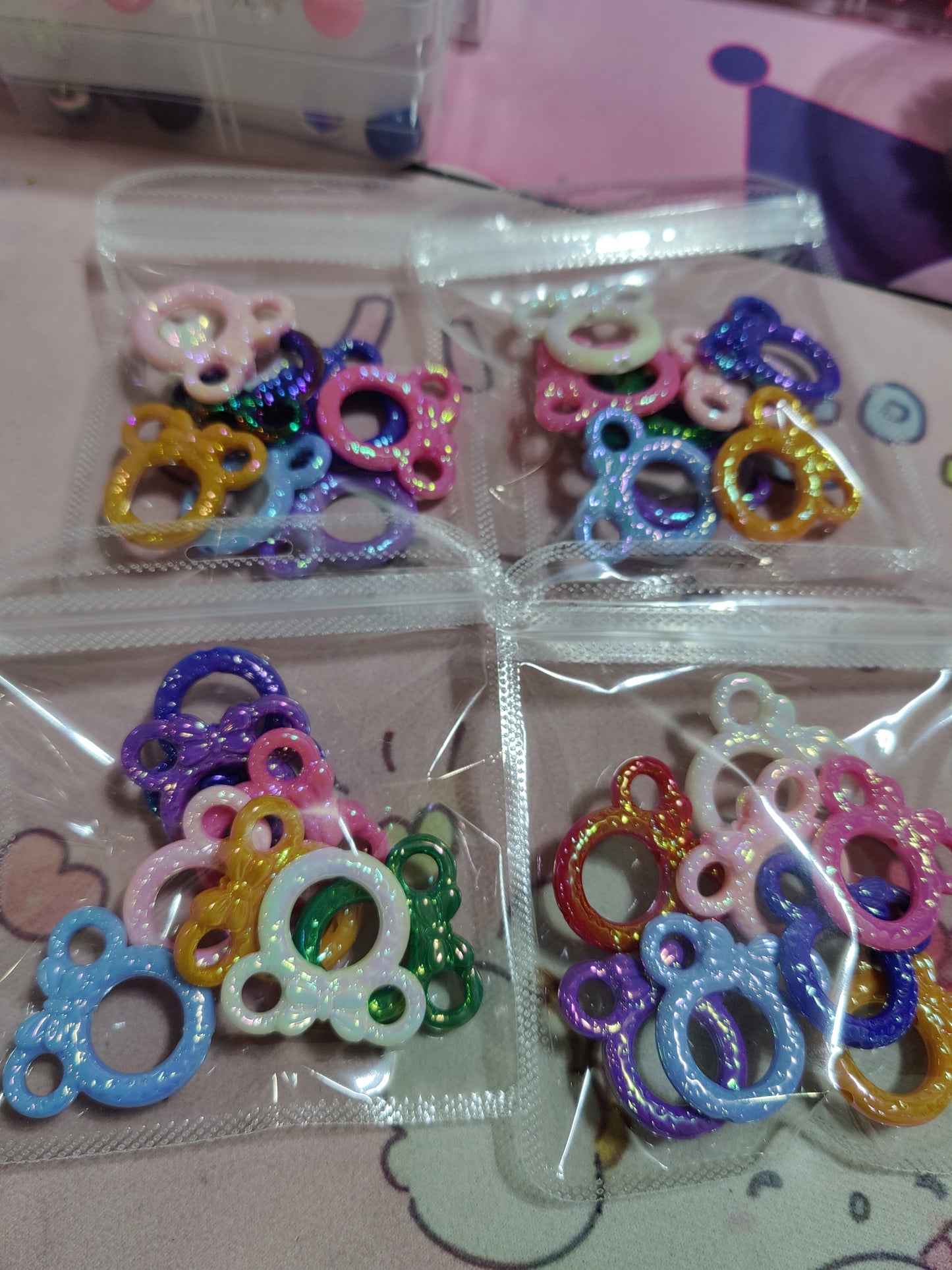 Mickey Head Frame Beads
