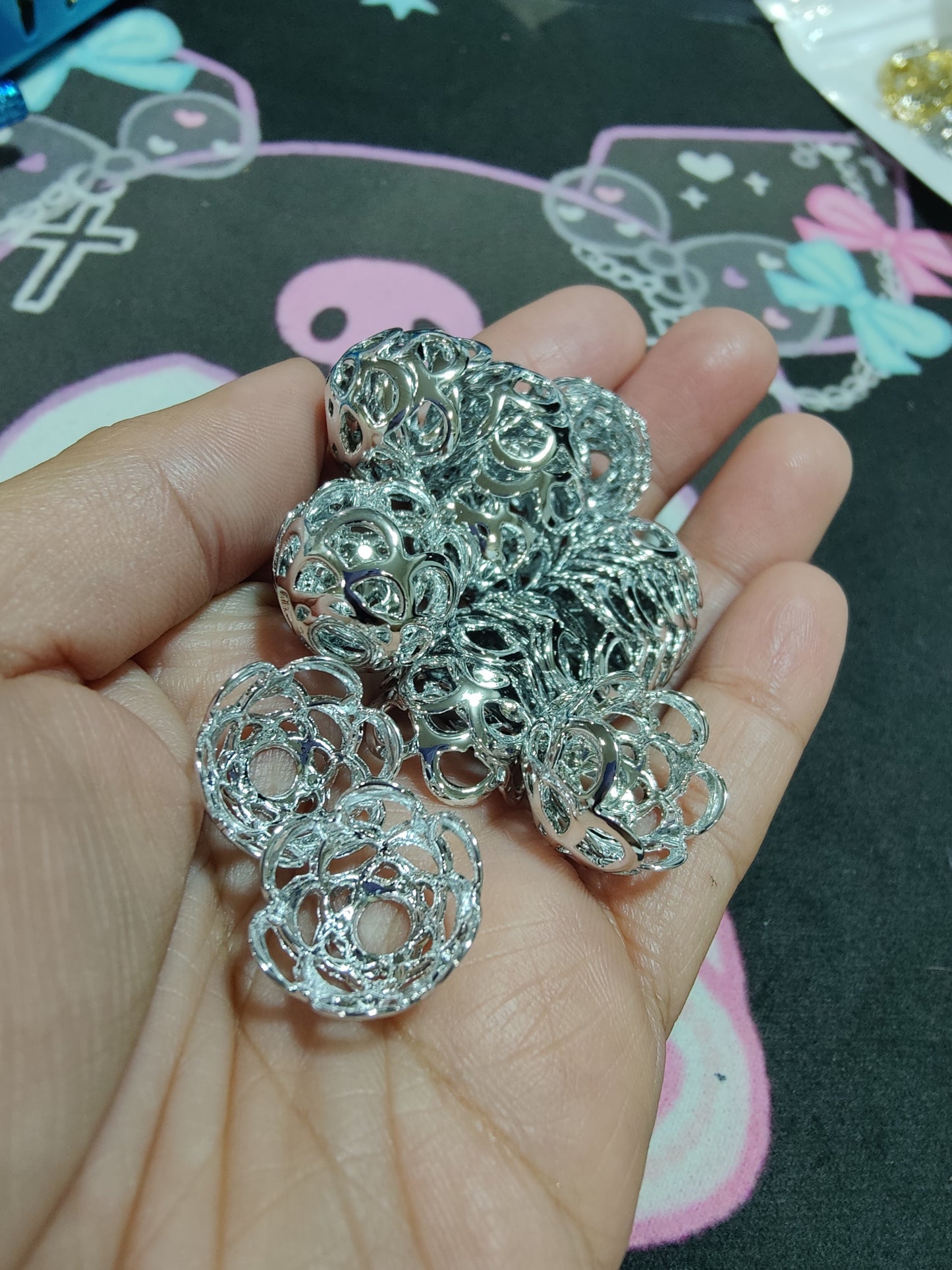 Bead Caps - Heart, Star and Floral
