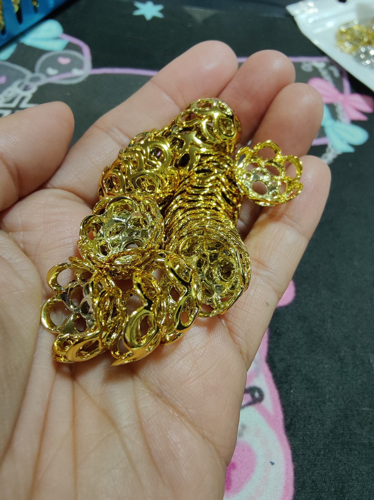 Bead Caps - Heart, Star and Floral