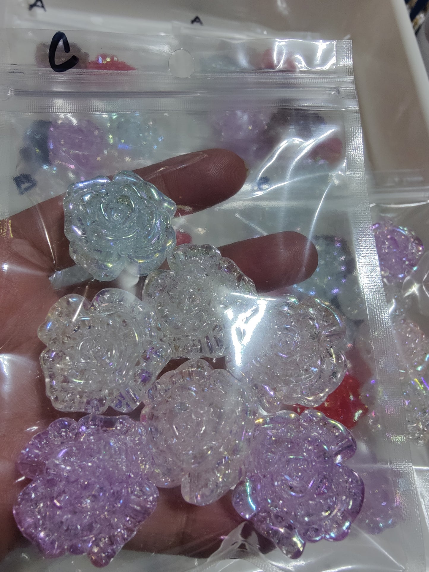 Large Flower Bead