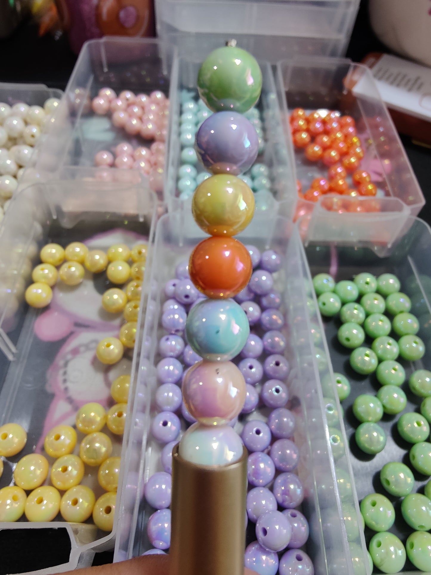 10mm Pastel Iridescent