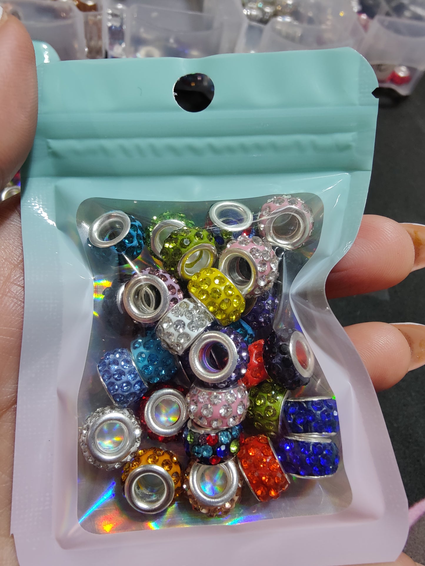 Rhinestone spacers