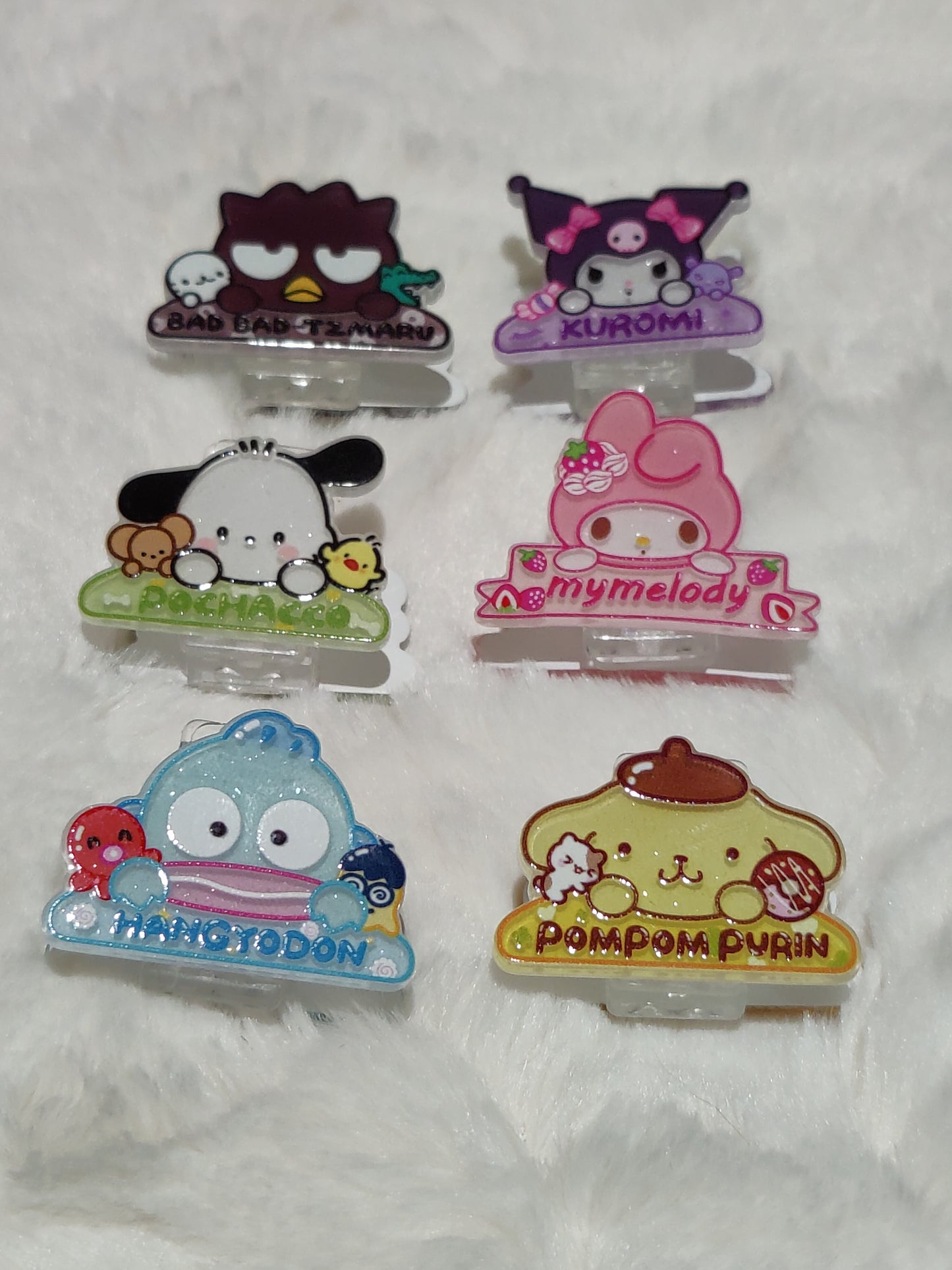 Sanrio Book clips, Bookmark, Paper Clip