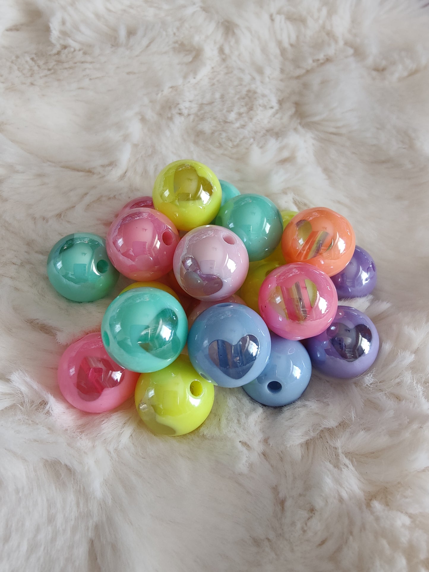 16mm Heart Pastel