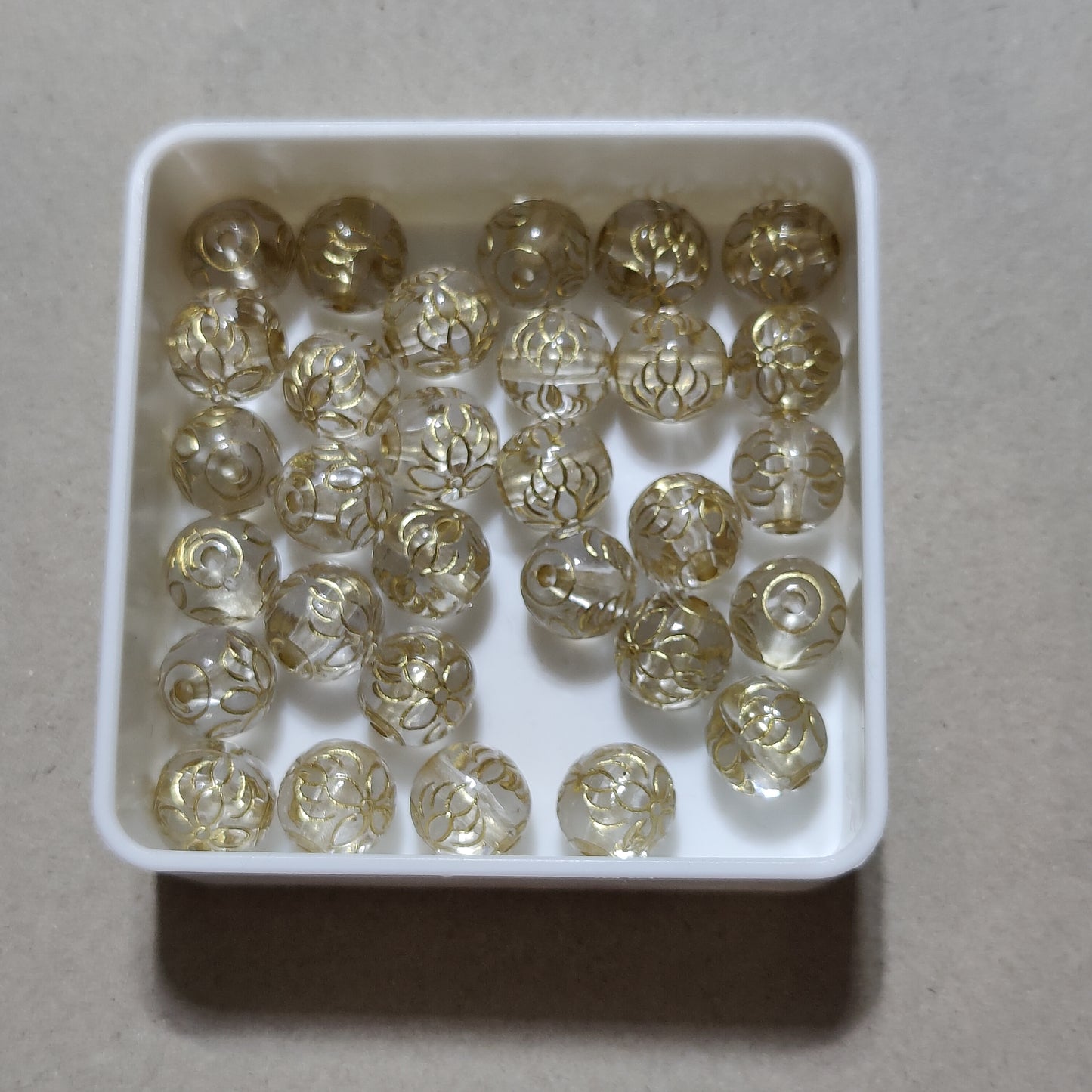 Gold Bead 12mm
