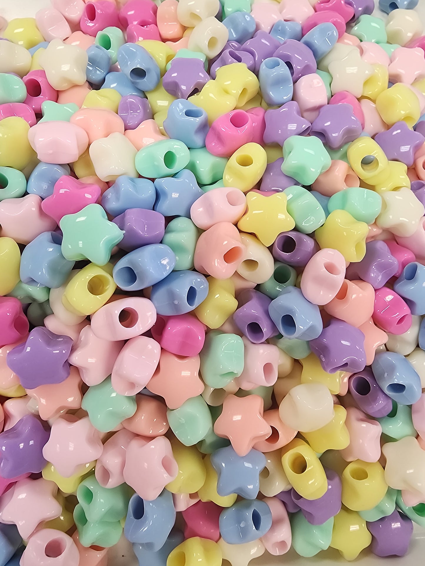 Stars - Pastel Large Hole