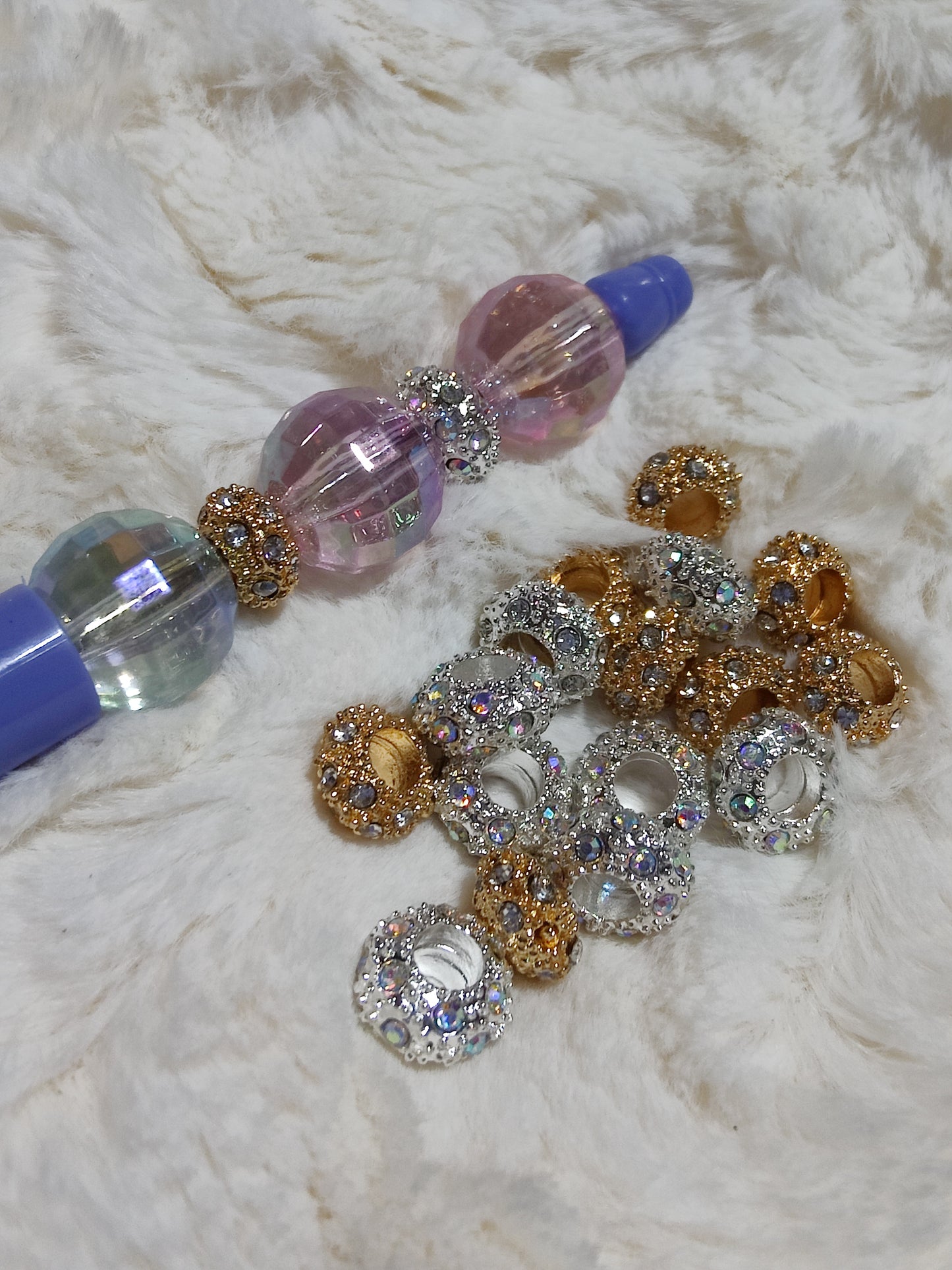 Silver Gold Fancy Spacer
