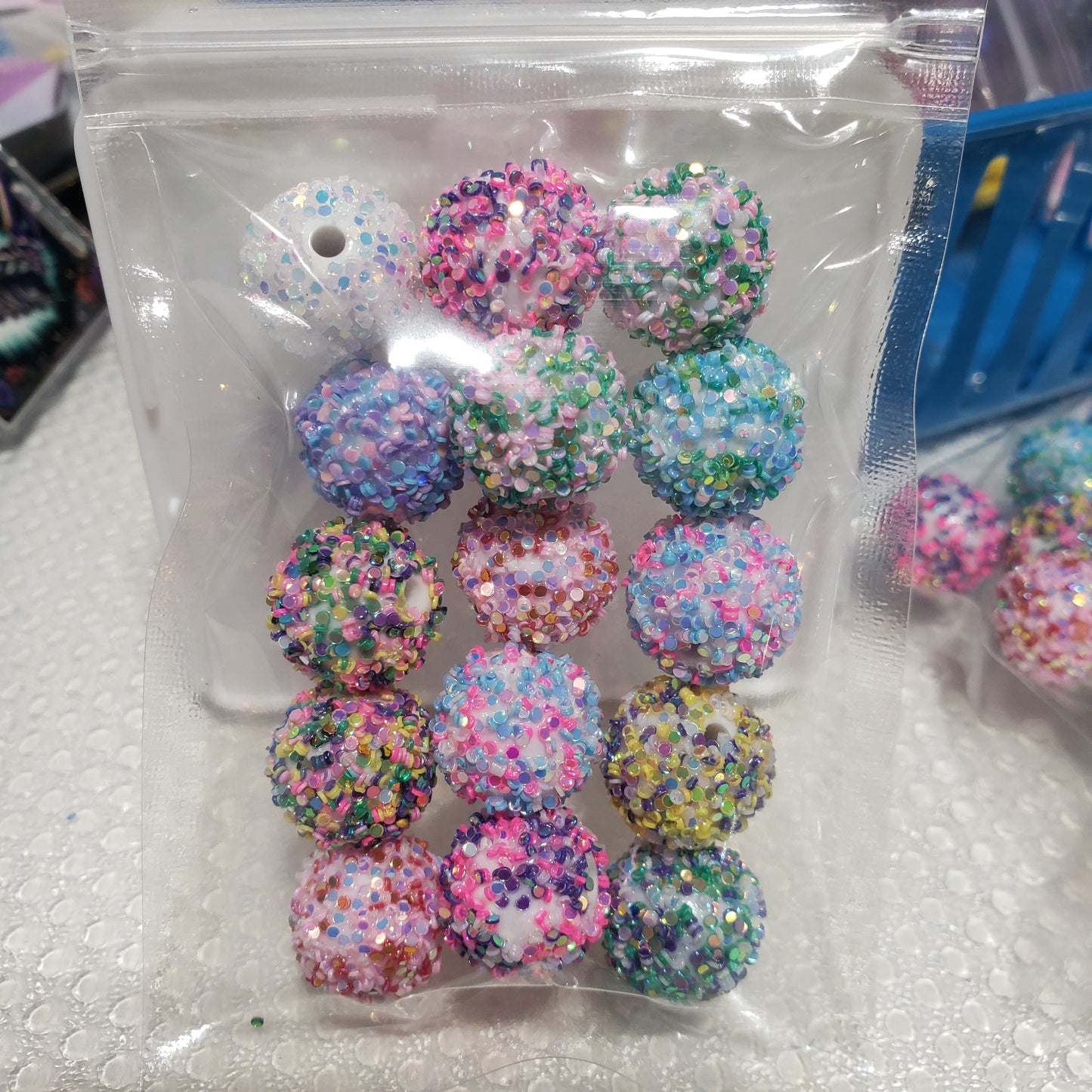 16mm Confetti Beads 3
