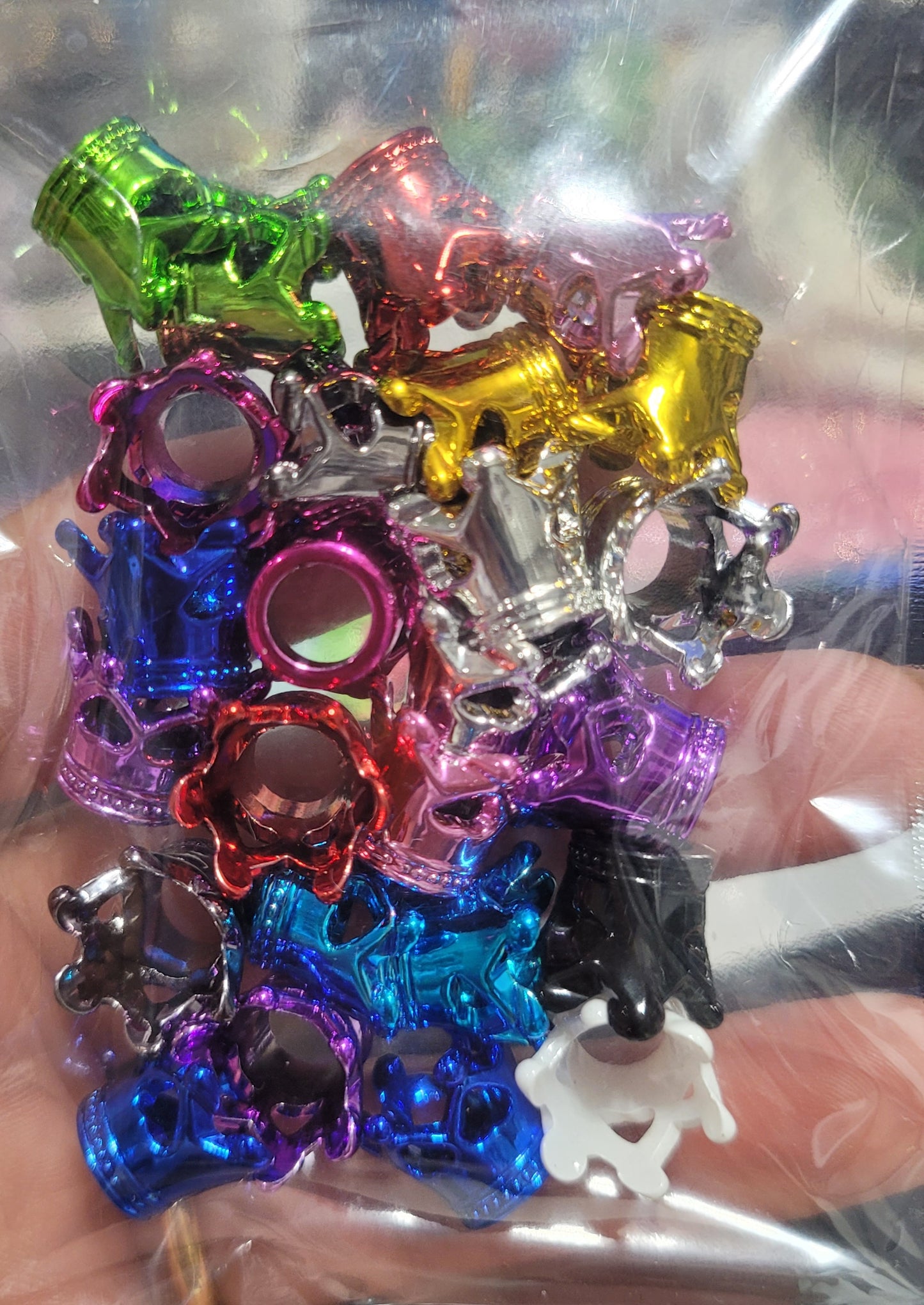 Crowns 10mm Metal Plastic