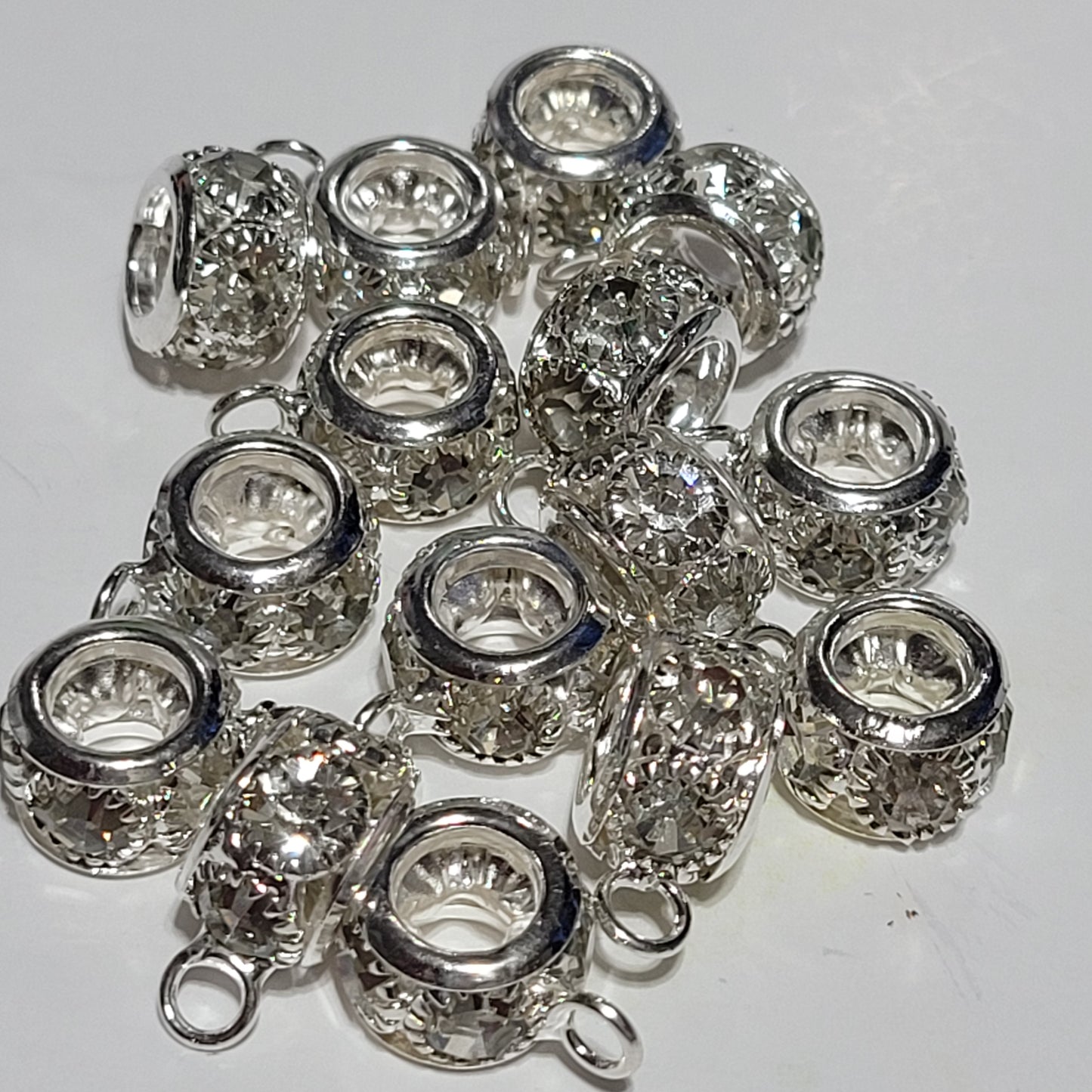 Bail Beads Silver Gold