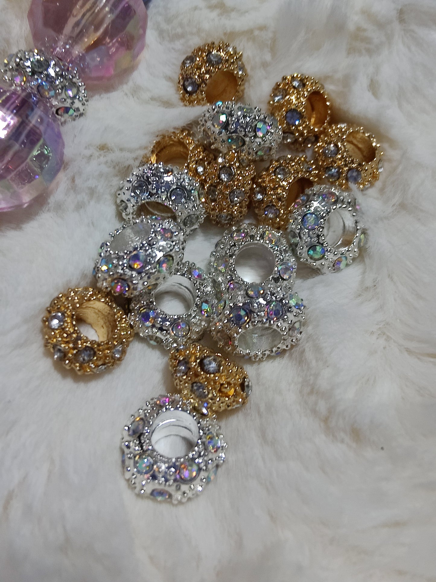 Silver Gold Fancy Spacer