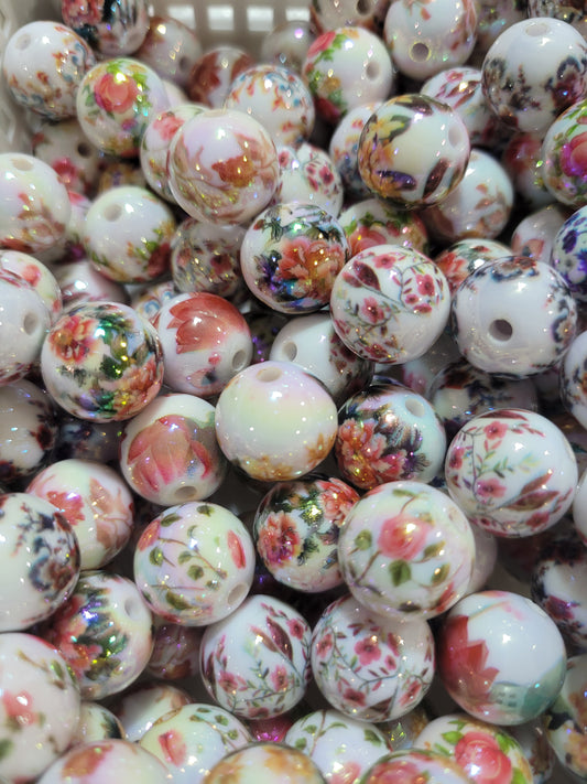 16mm White  Flower MIx