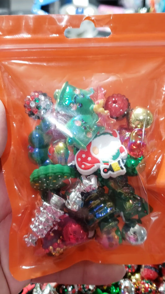 Christmas  Merry Mix Focal and Bead Mix