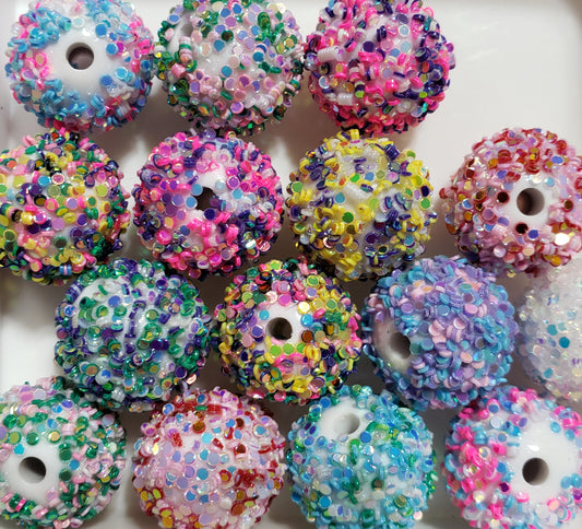 16mm Confetti Beads 3