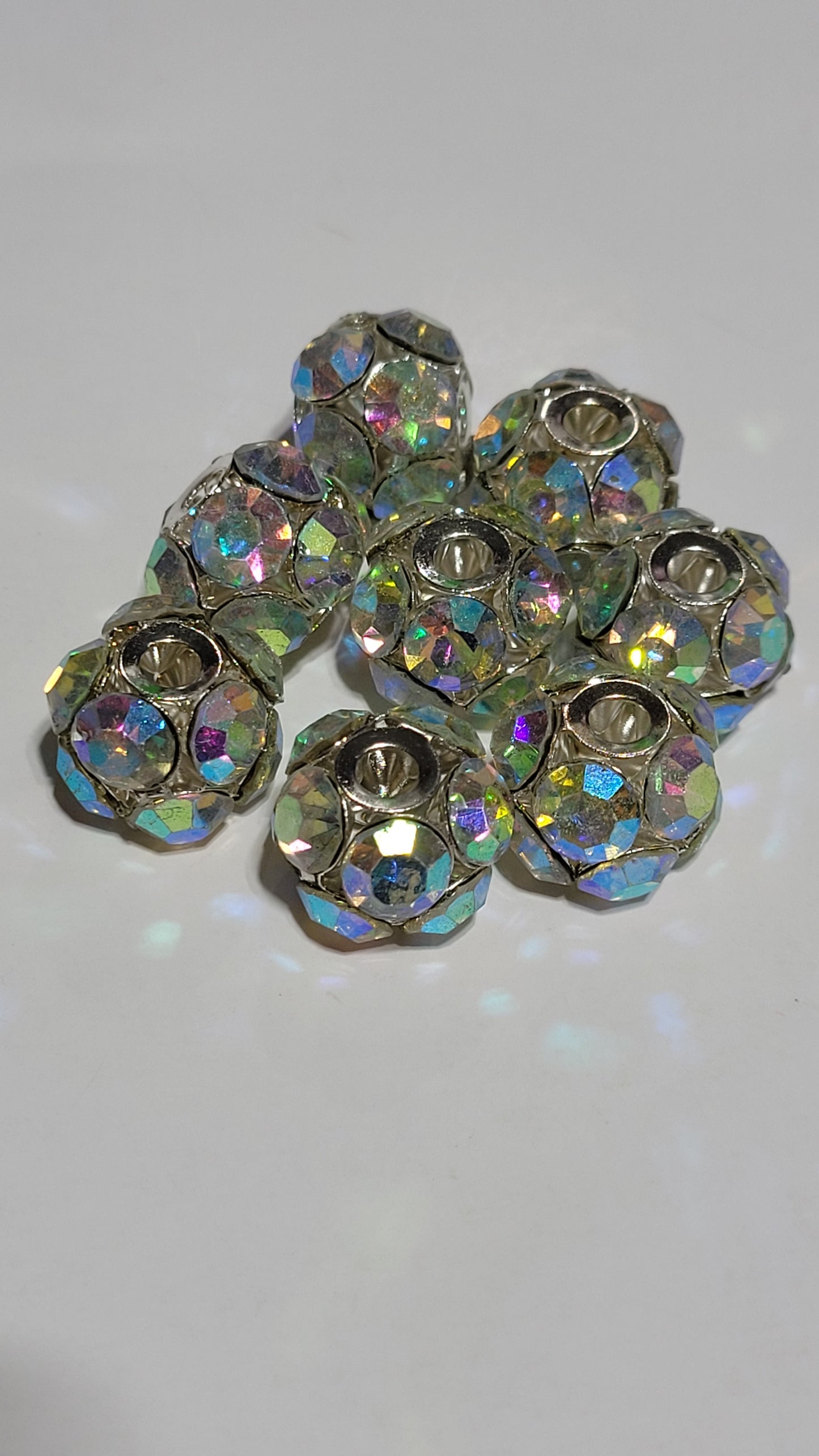 AB Bling Metal Bead