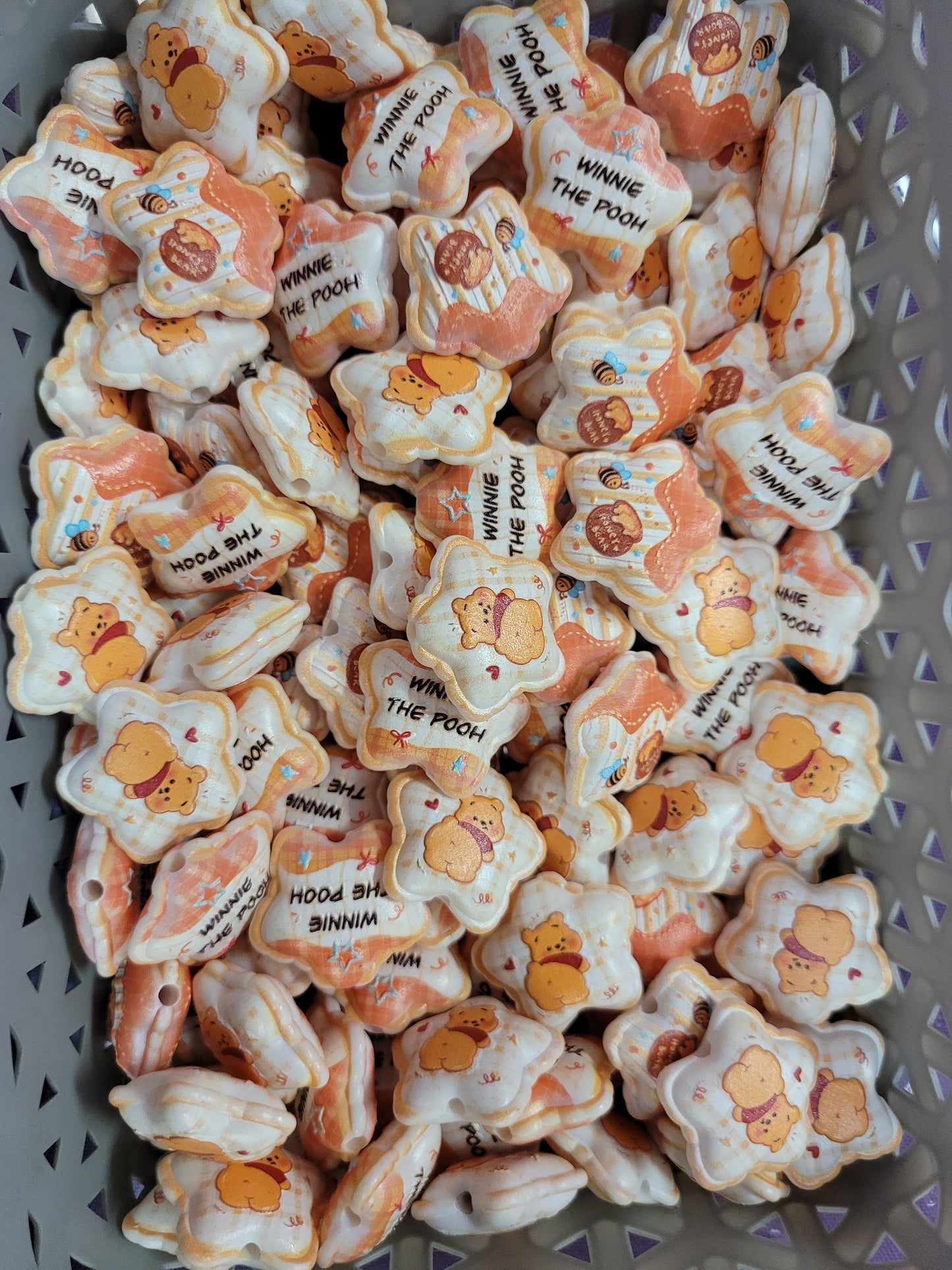 Pooh Star Bead