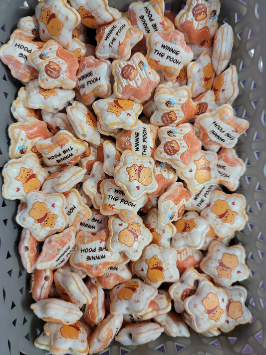 Pooh Star Bead