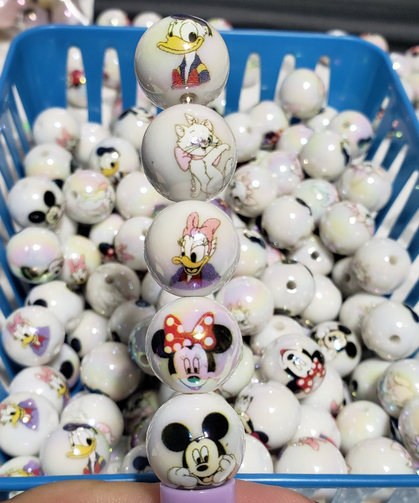 16mm Mickey and Friends white   20  pieces