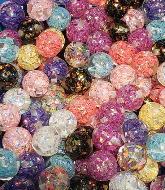 16mm Clear Confetti 2