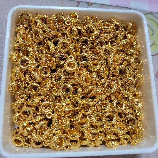 Bail Beads Silver Gold