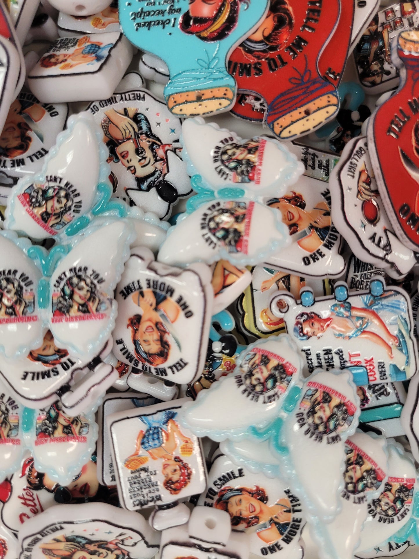 Retro Bad Girl Bead Mix