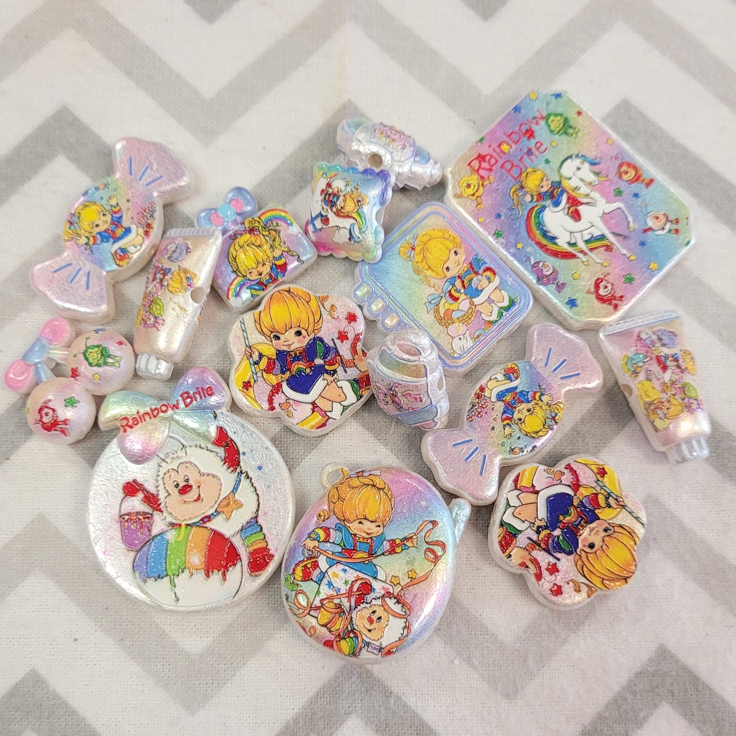 Rainbow Brite 3 Bead Mix