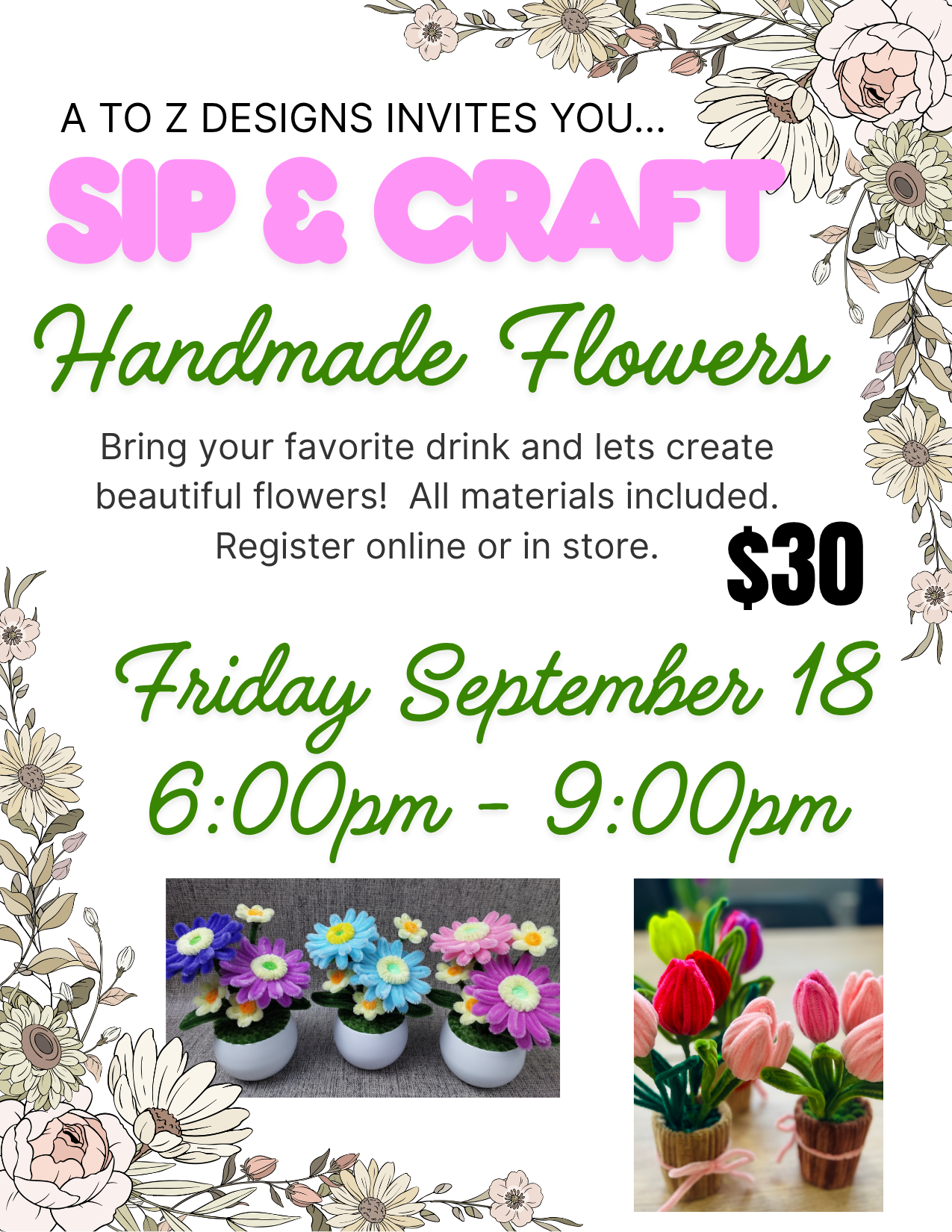 Handmade Flowers
